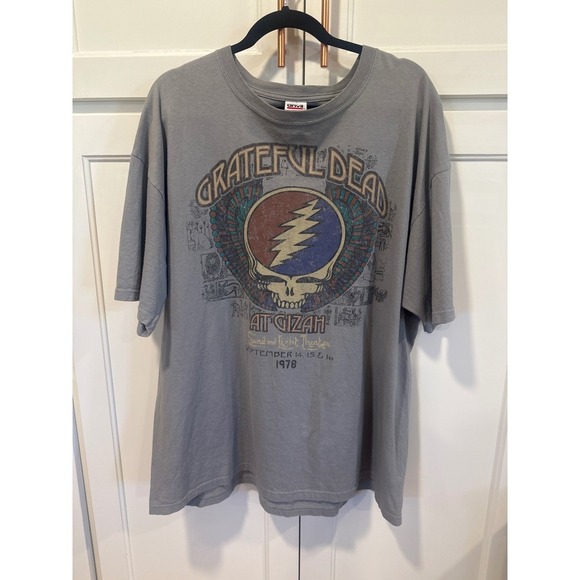 Anvil Other - Grateful Dead At Giza Sound and Light Theater 1978 T Shirt 2X band cotton